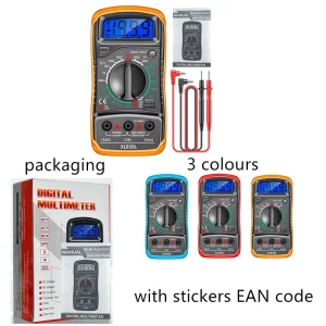 XL830L Digital Multimeter High Accuracy Portable Voltage 0 200V Current 0 10A Tester Smart Multi meter Resistance