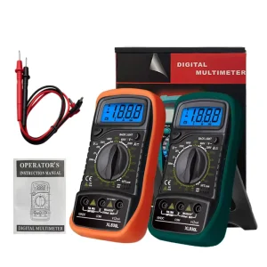 XL830L Handheld Digital Multimeter LCD Backlight Portable AC/DC Ammeter Voltmeter Ohm Voltage Tester Meter Multimetro