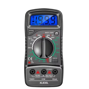 XL830L High Precision Digital Display Multimeter Electrician Multi-function Resistance Voltage Measurement Instrument