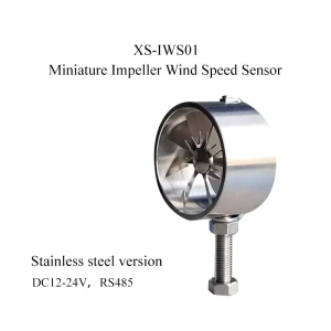 XS IWS01 RS485 Miniature Impeller Wind Speed Sensor High Accuracy 0.1m/s Resolution Anemometer Air Volume Tester