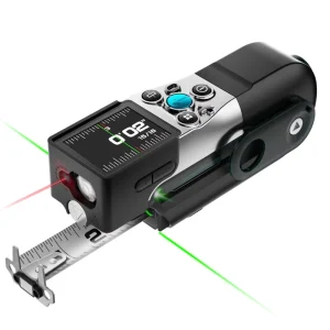 XTAPE1 Professional Accurate Digital Tape Measure Instant Green Laser Readout Replaceable Blades Laser Rangefinder