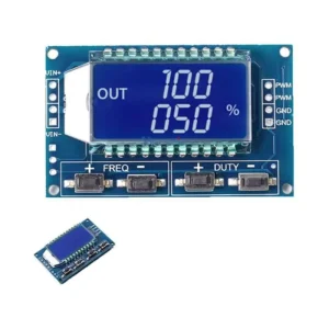 XY LPWM Signal Generator Module with LCD Display Adjustable PWM Pulse Frequency and Duty Cycle for Electronic Components