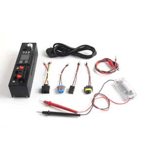 Xenon Headlight Lens Tester for Vehicles Car Power Testing Instrument with Display Screen Supports Power Voltage