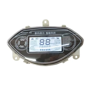 Xiaojiajun LCD Speedometer for Electric Scooter One Line Phase Wire Universal 48V 60V 72V Voltage Battery Speed Meter