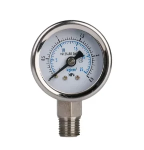 Y60-BF Stainless Steel 304 Pressure Gauge 0~60 Mpa