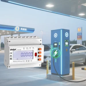YADA DCM3366D CE Certified DC Energy Meter Digital for EV Charger RS485 Modbus-RTU LCD Display Electric Meter