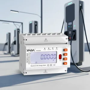 YADA MID Smart Electricity kWh LCD Display DIN Rail RS485 Port MODBUS RTU Protocol DC High Accuracy 0.5 Energy Meter