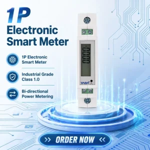 YADA Single Phase Digital Energy Meter for EV Charging Station Billing System DIN Rail Mounted CE Certified Modbus
