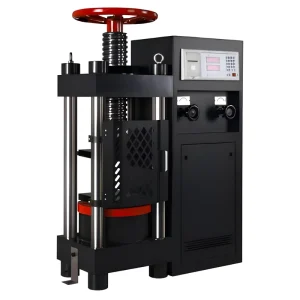 YES-2000B 2000KN CE ISO Industrial Digital Display 290x230mm Platen Steel Material Compression Testing Machine with 0.75KW Motor