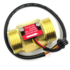 YF B10 YFB10 Seawater Flow Meter Sensor 1 Inch BSP Threaded Brass Stainless Steel 2-50L/min Flow Range High Accuracy +/-5%