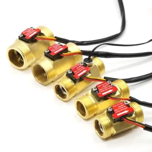 YF-B1~B10 YF-DN32-T Flowmeter Turbine Water Flow Sensor Hall Copper Flowmeter