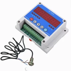 YH TC05 Five Channel Tachometer Non contact Motor Speed Measuring Instrument Hall Induction Stop Strap Modbus Function DC12 24V