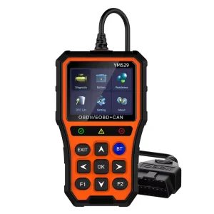 YM529 12V OBD Car Diagnostic Tool Battery Tester Engine Analyzer Code Reader English 12 Month Warranty