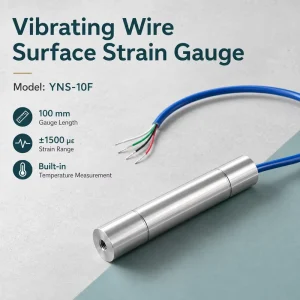 YNS 10F Vibrating Wire Surface Strain Gauge for Structural Monitoring