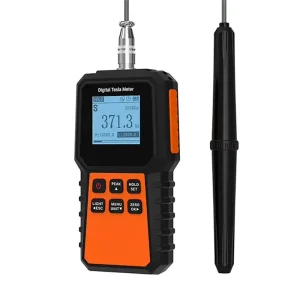 YW 821 Digital Meter Auto Range Peak Measurement Magnetic Field Polarity Display Surface Magnetic Field Gauge