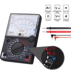 YX-360TRE-L-B Pointer Multimeters AC DC with Tester Pen Indicator Light Beeping Ammeter Voltmeter Resistance