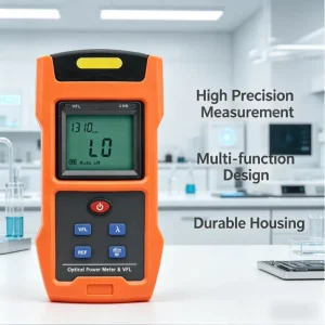 Yunifai Low Power Consumption Fiber Optic Tester Optical Power Meter Vfl Fault Finding Tool FC SC ST Universal Connector for