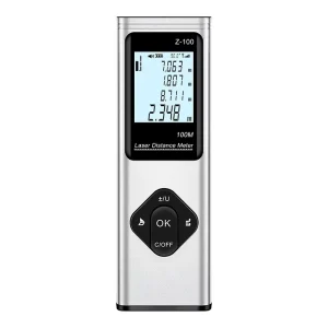 Z-100 Laser Rangefinder 100m Range High Precision CAD Bluetooth Portable Intelligent Electronic Laser Ruler for Home