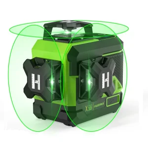 Z03CG Laser Level 12 Line Green 3D 360 Tool With LED Display and Rechargeable Battery