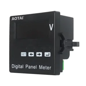 ZH72-V 4-Digit AC/DC Input 1% Accuracy Single Phase LED Display Digital Panel Voltage Meter
