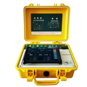 ZKJ30C Portable Three Phase Energy Meter on Site Calibration Tester High Accuracy Digital Power Measurement Instrument