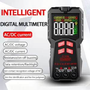 ZL122B Digital Rechargeable Multimeter Frequency Measuring AC DC Voltage Current Capacitance Analog Multitester