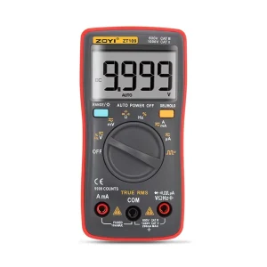 ZOYI ZT-109 Voltmeter Ammeter Capacitance Resistance Meter 9999 Count High-precision 4-Digit Display Low Battery Indicator