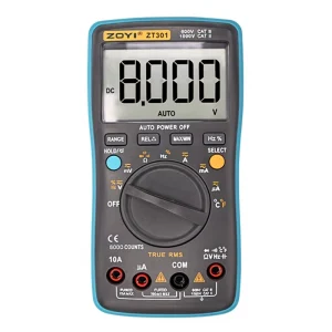 ZOYI ZT 301 8000 Counting 4-Digit (0.5%+3) Accuracy AC/DC Voltage Tester Multimeter Current Capacitance Measurement