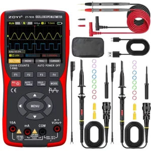 ZOYI ZT-703S Dual Channel 50MHZ Oscilloscope Multimeter Handheld Oscilloscope
