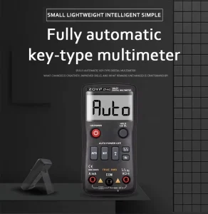 ZOYI ZT A2 Automatic Ranging Intelligent Digital Multimeter Tester 4000 Counts AC DC Voltage Current Measurement 600V Max AC