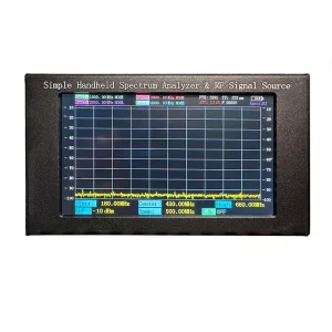 ZQ6 6G Simple Handheld Spectrum Analyzer & Tracking Generator & Signal Source W/ 4.3″ Touch Screen