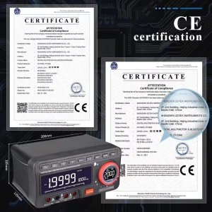 ZT-5566SE Desktop Voice Multimeter Professional Digital 5-Digit Display for Speaker 19999 Counts True RMS Auto