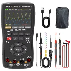 ZT 706S Digital Multimeter Oscilloscope Multi-function Meter 66000 Count Signal Generator IPS Color Screen