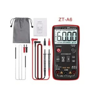 ZT-A6 Full Automatic Range High Precision Digital Multimeter NCV Measurement Anti-burn Small Digital Display Multimeter