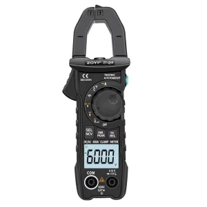 ZT-QS9 Digital Clamp Meter 600A Current True RMS Smart Plier Auto Range 6000 Multimeter DC/AC Voltage Hz Ohm NCV Tester