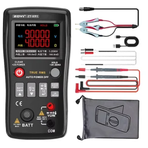 ZT-X Four-and-a-Half-Digit High-Precision Multimeter Internal Resistance Tester Waterproof Dustproof 1000V DC/10A Current