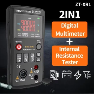ZT-XR1 Battery Internal Resistance Meter+Multimeter High-Precision Voltage/Resistance/Capacitance/Diode Tester
