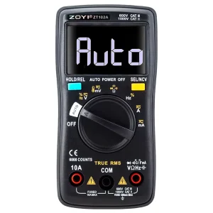 ZT102A Multimeter High Precision Electrician Repair Smart Burn-Proof True RMS 6000 Counts Auto Professional Use Auto Power