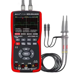 ZT703S 3 in 1 Digital Multimeter Dual Ceramic Fuses Color LCD Oscilloscope 50MHz Portable Tester