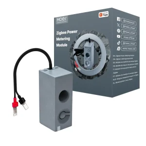 Zigbee 1 Phase Smart Power Metering Module Electricity Consumption Monitor 63A Measure Built in Current Transformer