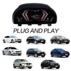 for BMW X5 F15 X6 F16 12.3 Inch LCD Instrument Cluster Digital Dashboard Speedometer Linux Virtual Cockpit