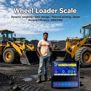 mini loader diesel Weighing Scales Digital Electronic with Rs485 High Precision lcd display screen for Heavy Duty Machinery