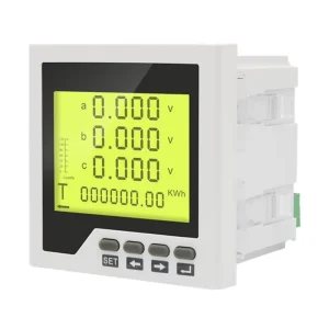 rs 485 LCD Three Phase Energy Meters Three Phase Digital Multimeter AC Meter DC Voltage Power Meter