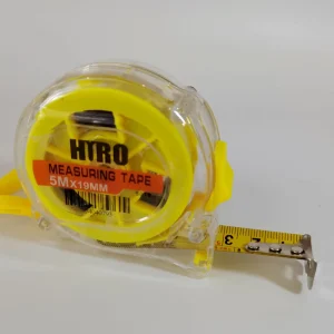yellow transparent measure tape big quantity selling customized logo